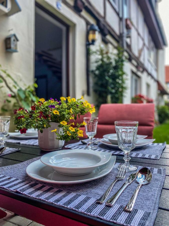 Ferienwohnung Am Mathildenbrunnen groß Quedlinburg Exterior foto